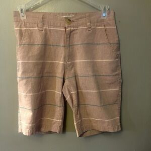 EZEKIEL shorts - faded red/pink striped men’s